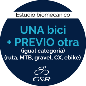 estudio biomecánico con una bici + previo con bici de igual categoría