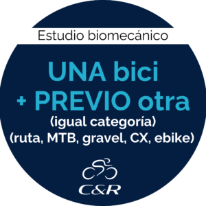 estudio biomecánico con una bici + previo con bici de igual categoría